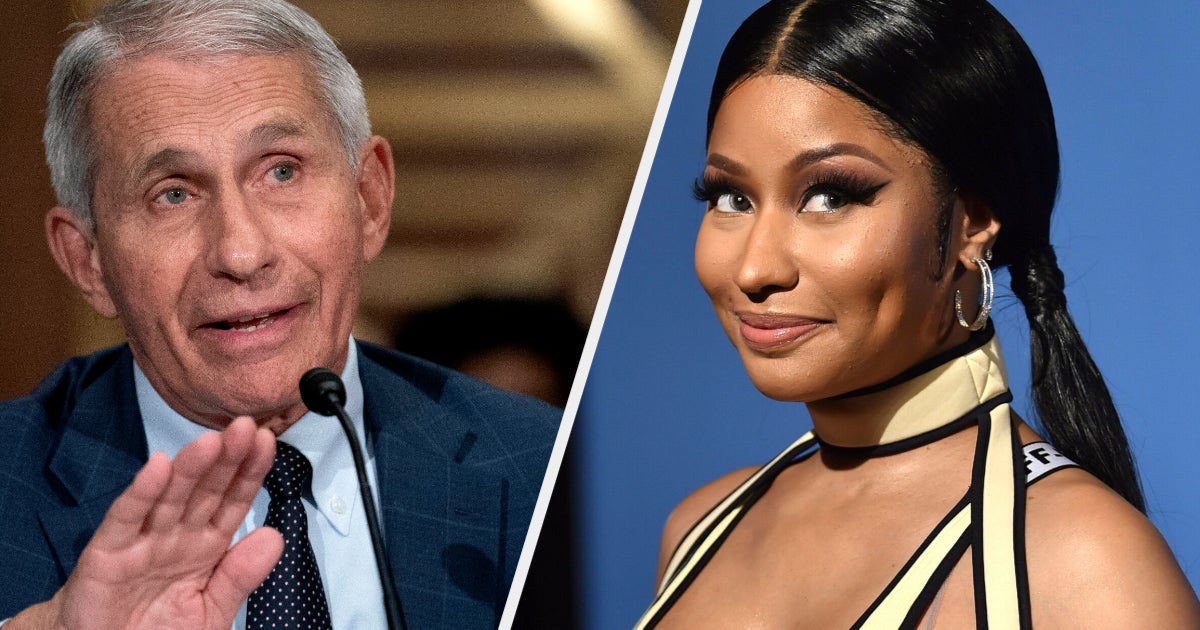 Nicki Minaj's 'Swollen Balls' Vaccine Claim Is Just Plain Nuts, Says Top US Doctor