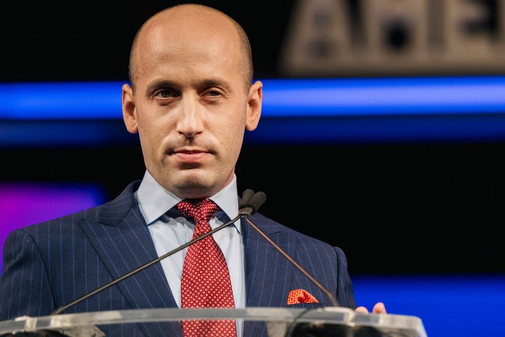 Former White House Senior Advisor and Director of Speechwriting Steven Miller is seen during the Conservative Political Action Conference CPAC in Dallas in July.