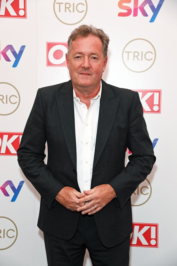 Piers Morgan at the TRIC Awards on 15 September