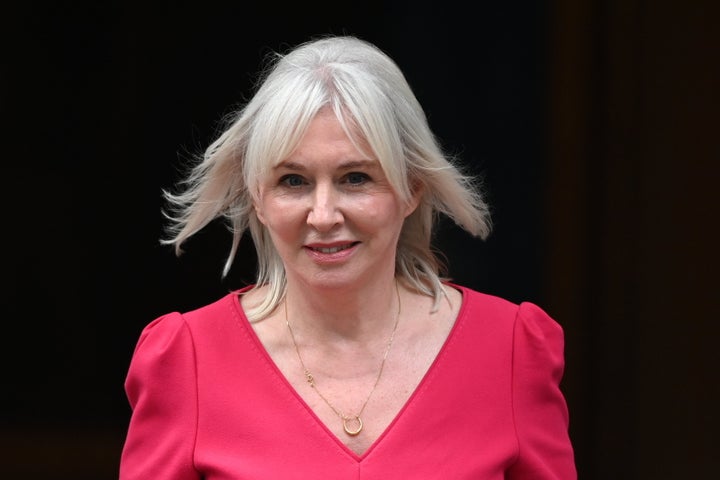 Newly-appointed culture secretary Nadine Dorries departs Downing Street.