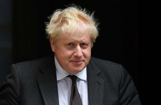 Le Premier ministre britannique Boris Johnson, le 15 septembre 2021 devant Downing