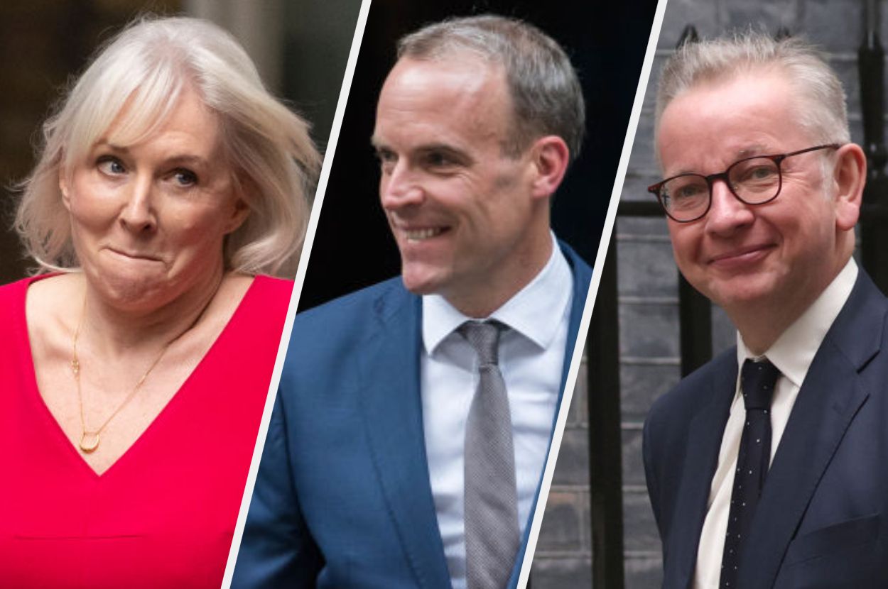 Nadine Dorries, Dominic Raab and Michael Gove were all given new roles in the cabinet on Wednesday