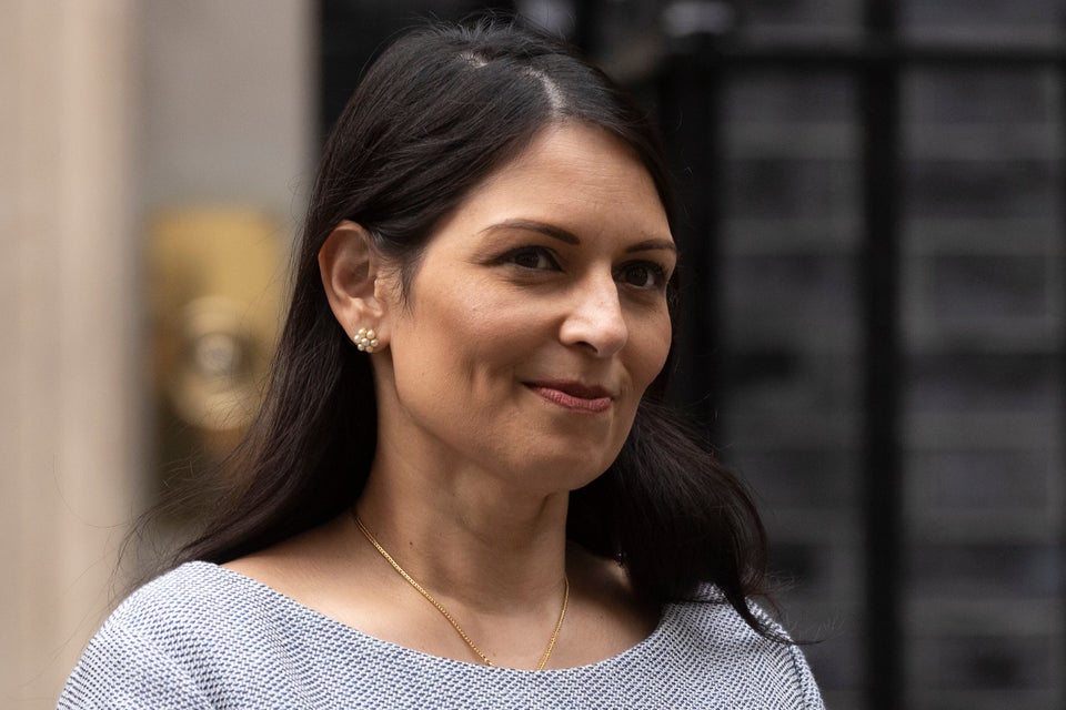 Priti Patel remains home