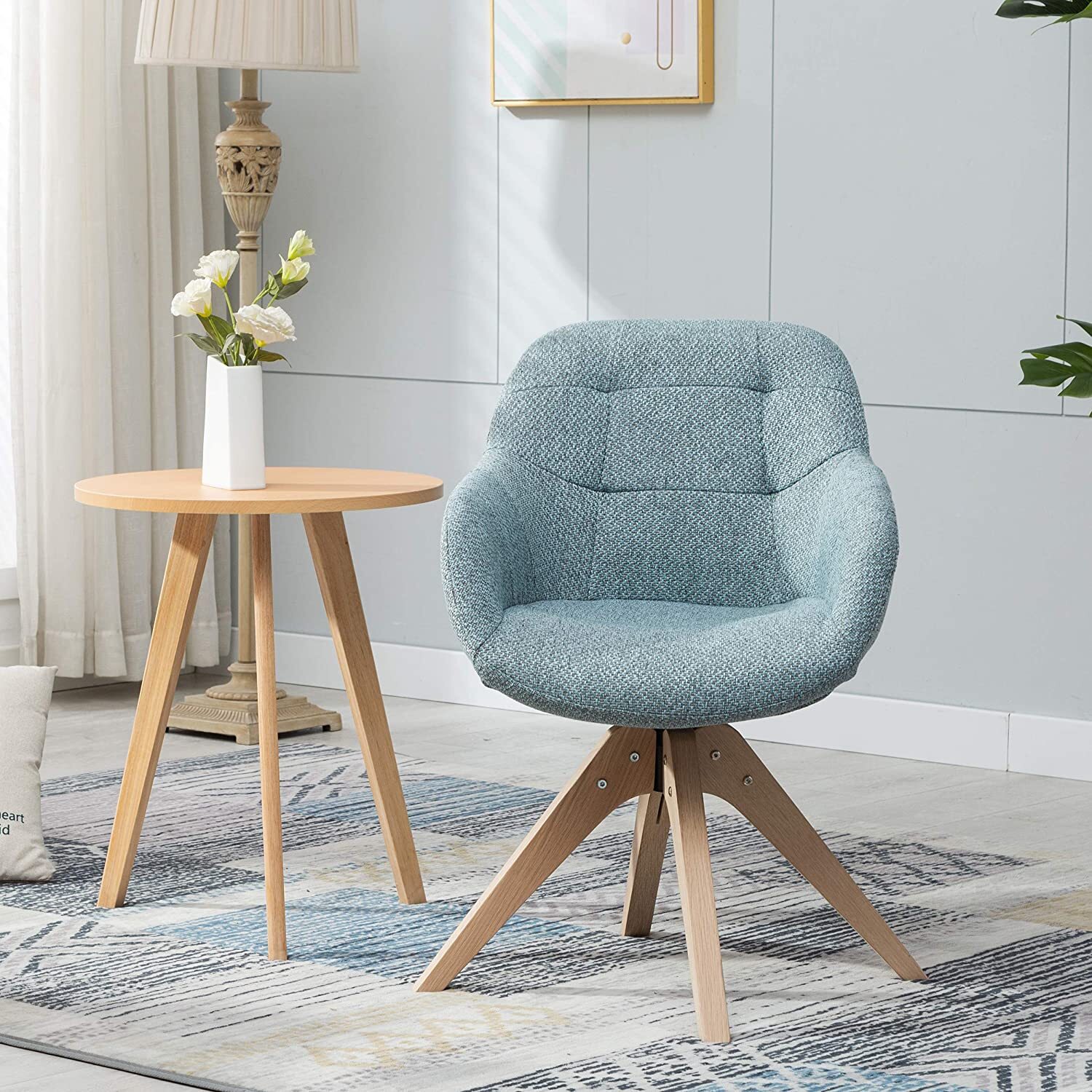 Modern swivel accent discount chair