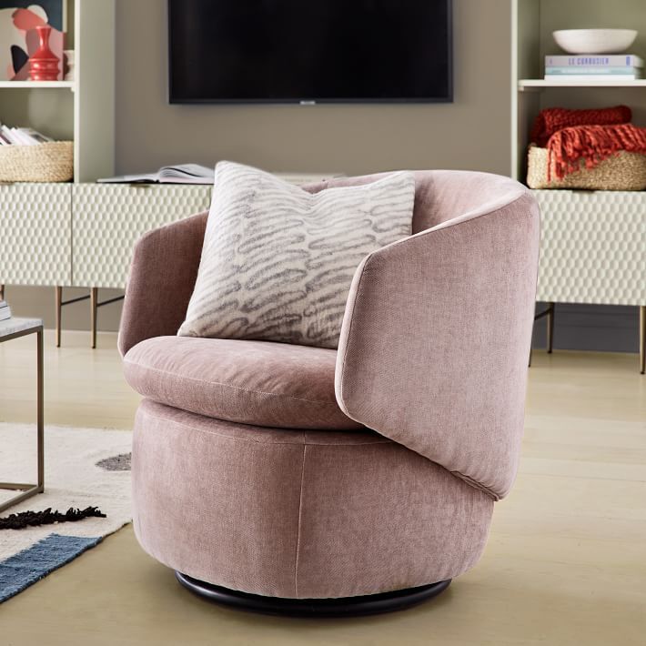 Rotating living room outlet chair