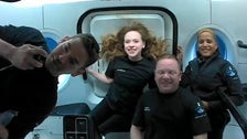 SpaceX's 1st Tourists Splash Down In The Atlantic Off Florida
