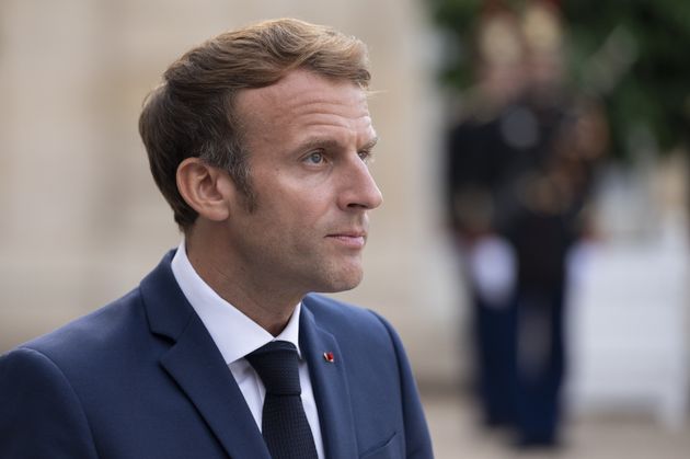 PARIS, FRANÇA - 16 DE SETEMBRO: O Presidente da França, Emmanuel Macron, recebeu o Chanceler da Alemanha, ...