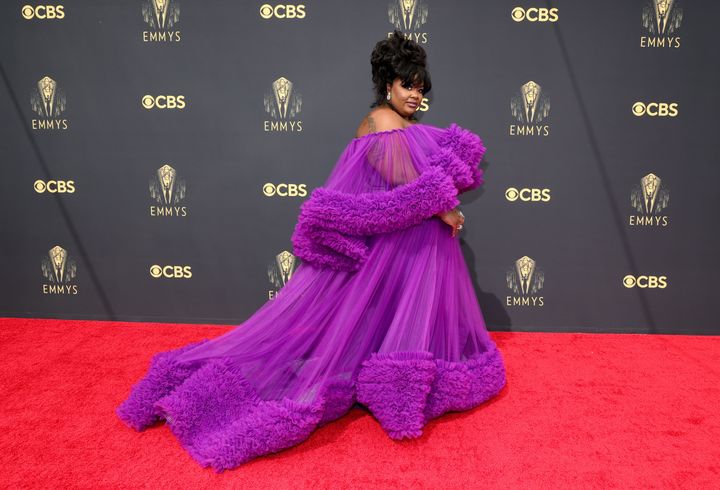 LOS ANGELES, CALIFORNIA - SEPTEMBER 19: Nicole Byer attends the 73rd Primetime Emmy Awards at L.A. LIVE on September 19, 2021