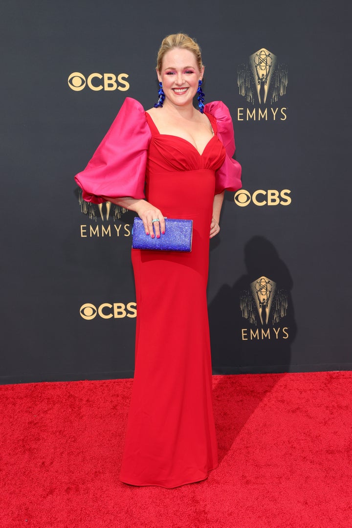 LOS ANGELES, CALIFORNIA - SEPTEMBER 19: Ariel Dumas attends the 73rd Primetime Emmy Awards at L.A. LIVE on September 19, 2021