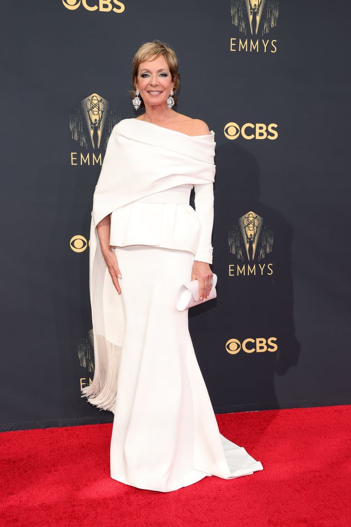 Allison Janney attends the 73rd Primetime Emmy Awards at L.A. Live on Sunday in Los Angeles.