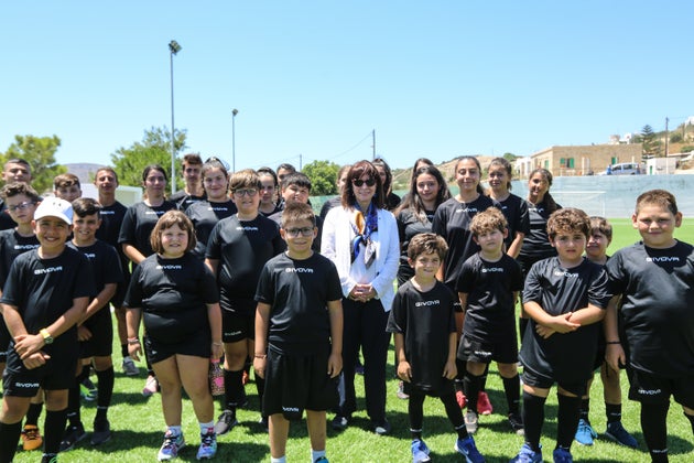 Στιγμιότυπο από επίσκεψη της Προέδρου της Δημοκρατίας Κατερίνας Σακελλαροπούλου στους Λειψούς την Δευτέρα 29 Ιουνίου 2020. (EUROKINISSI/ΠΡΟΕΔΡΙΑ ΤΗΣ ΔΗΜΟΚΡΑΤΙΑΣ/ΘΟΔΩΡΗΣ ΜΑΝΩΛΟΠΟΥΛΟΣ)