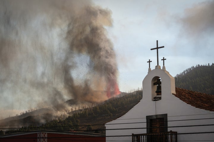El volcán Cumbre Vieja, en El Paso