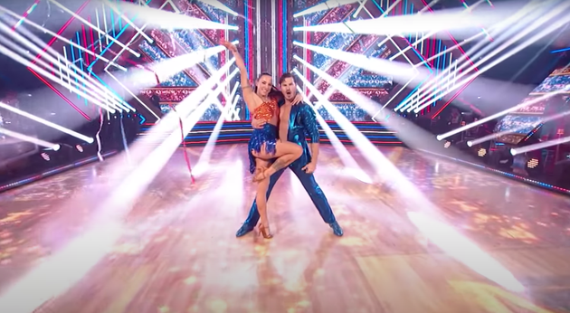 Melanie C and her dance partner Gleb