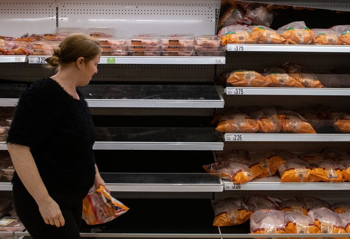 Empty supermarket shelves are expected in 10 days' time
