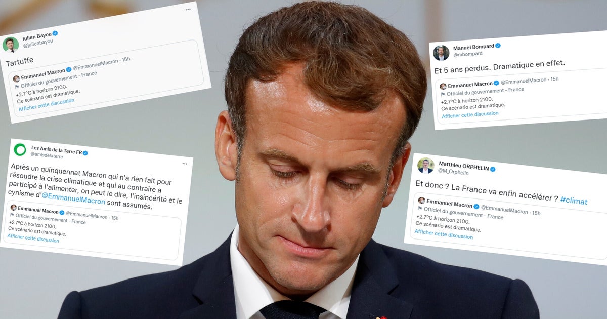 Ce tweet de Macron sur le péril climatique se retourne contre lui