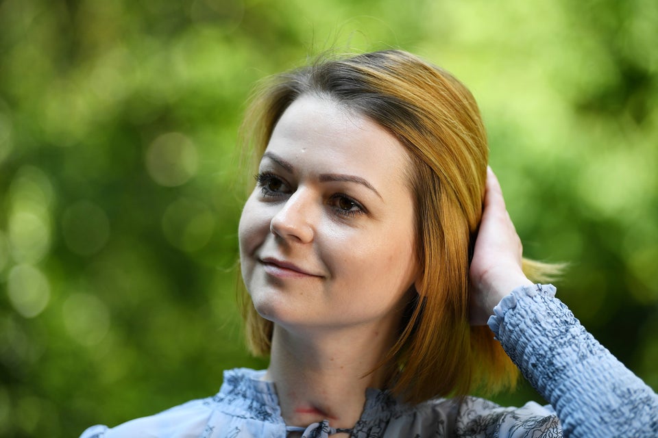 Yulia Skripal speaks to a journalist two months after being poisoned in