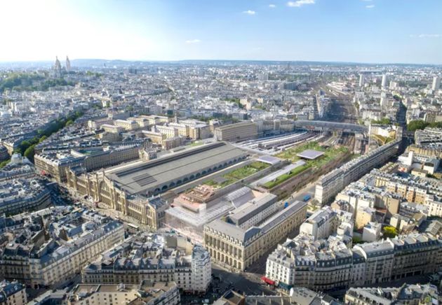 Le projet de rénovation de la Gare du Nord tel qu'il avait été envisagé par la SNCF.