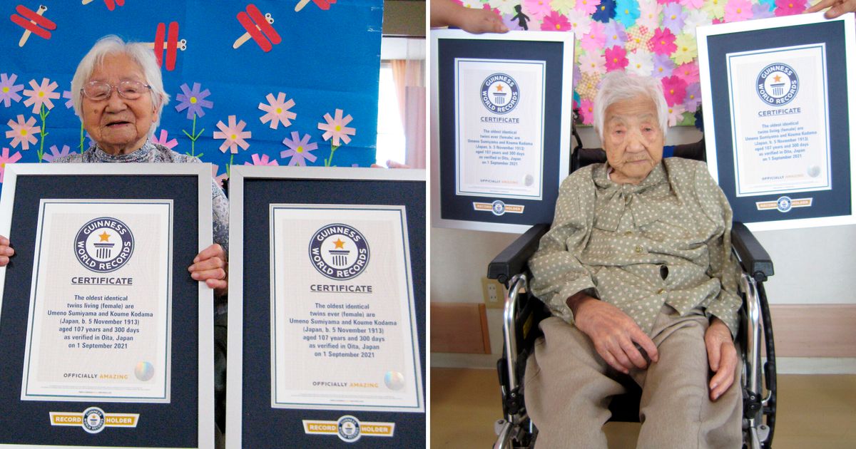 107-Year-Old Japanese Sisters Declared The World's Oldest Twins