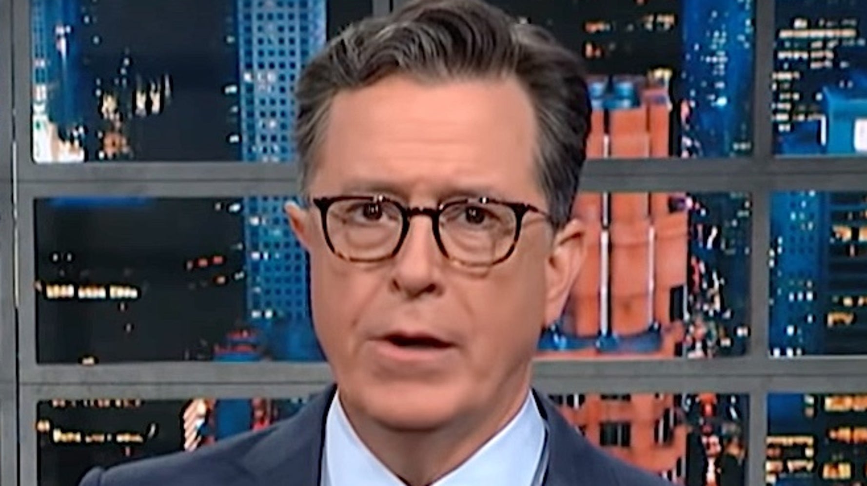 2 Words In The New Trump Book Sent A Chill Down Stephen Colbert's Spine