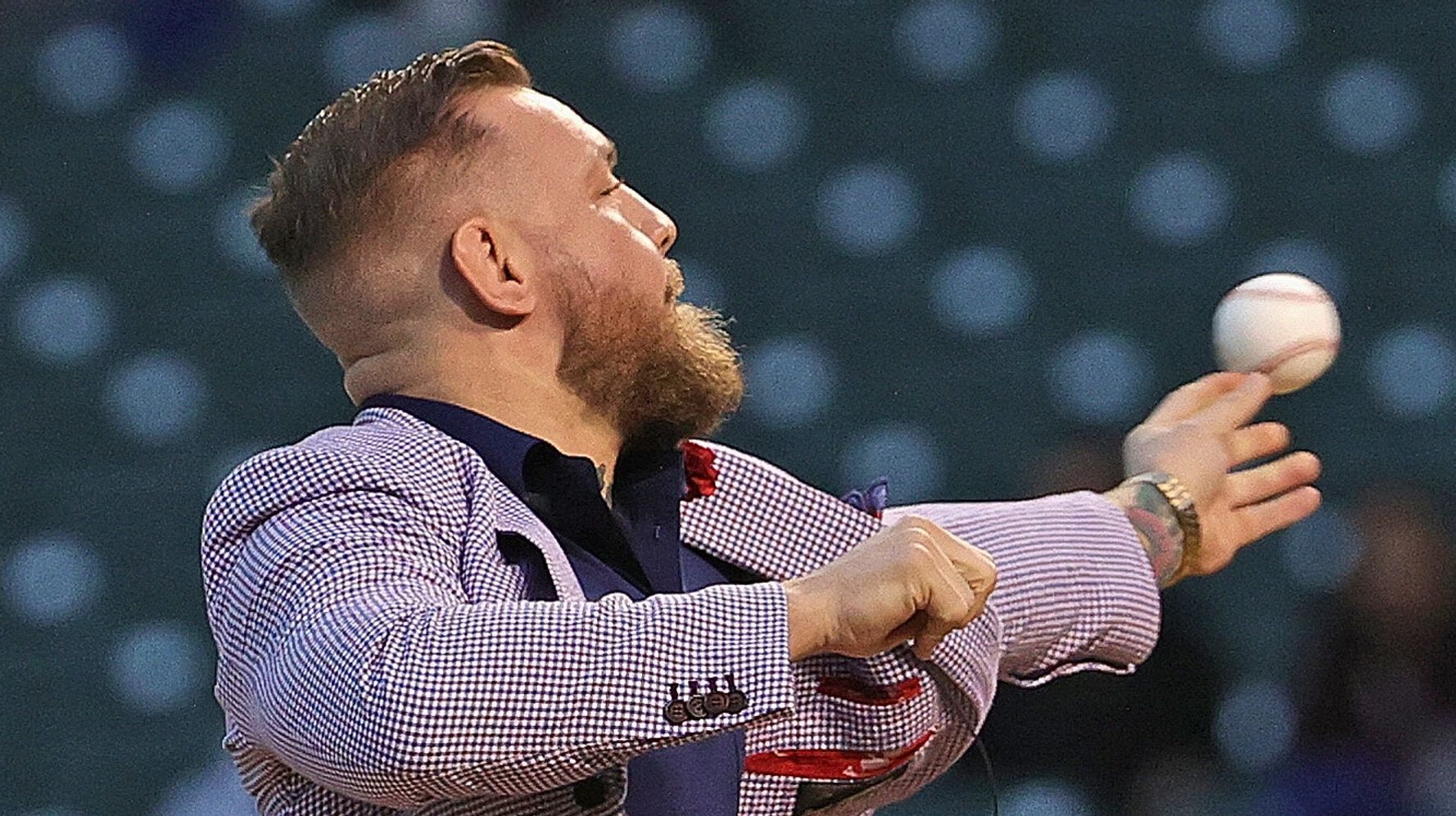 Conor McGregor's First Pitch Goes Viral For The Wrong Reason