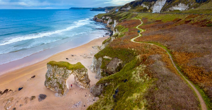 The clifftops at Whiterocks, Portrush