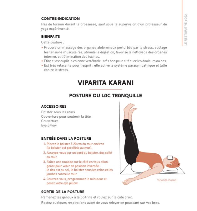 Le Restorative Yoga, un yoga dont les postures libèrent le corps de ses tensions musculaires.
