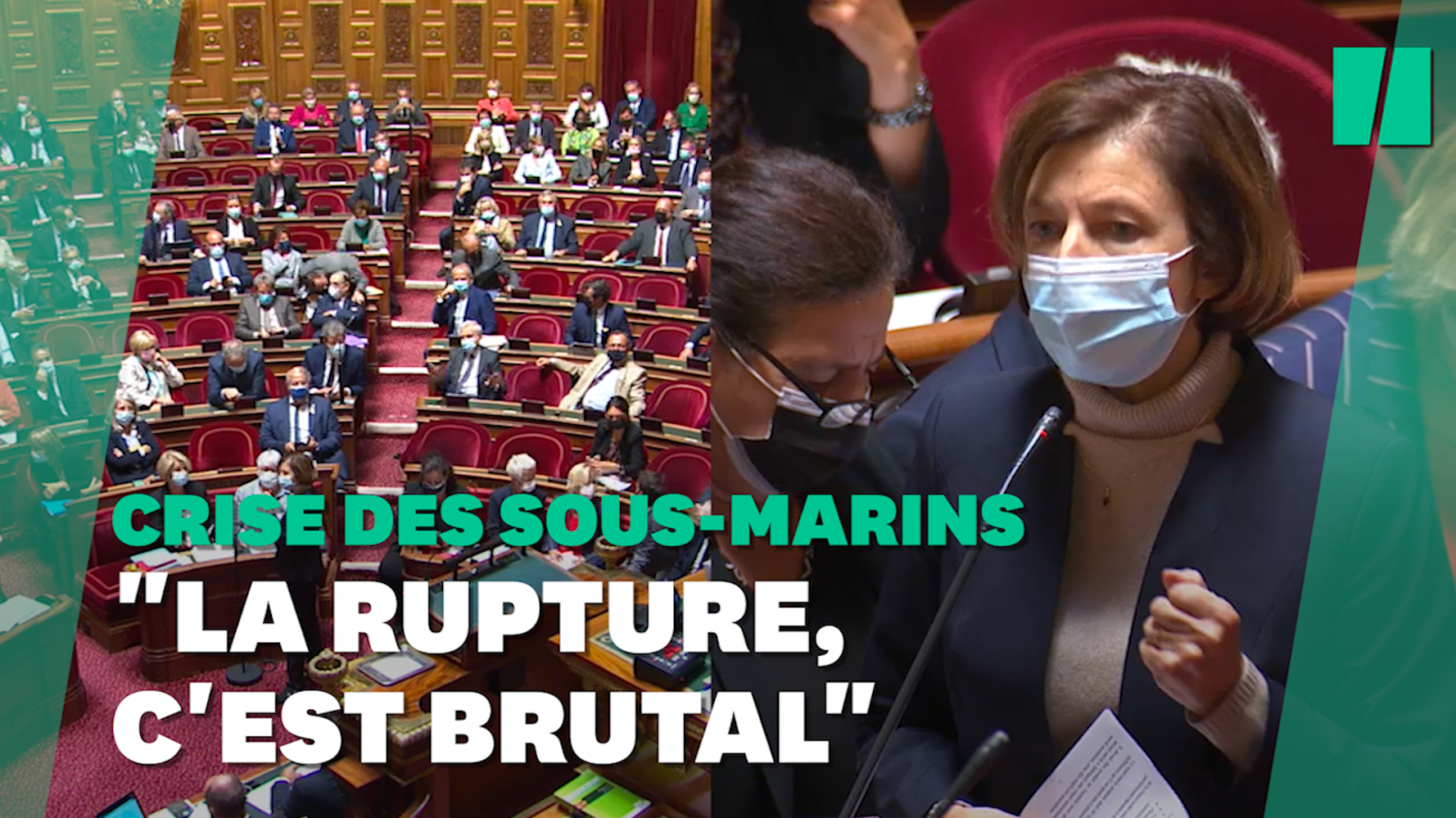 Crise des sous-marins: Parly copieusement huée au Sénat