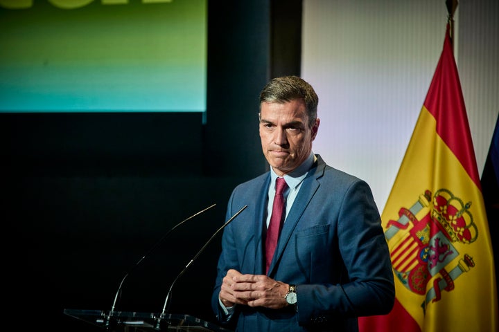 Pedro Sánchez, en un discurso.