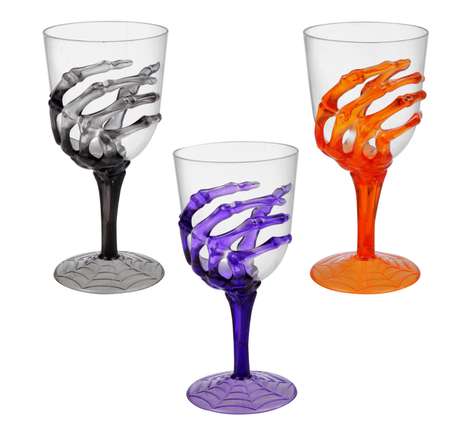 Counter Couture Spooky Stemless Wine Glass - Set of 4