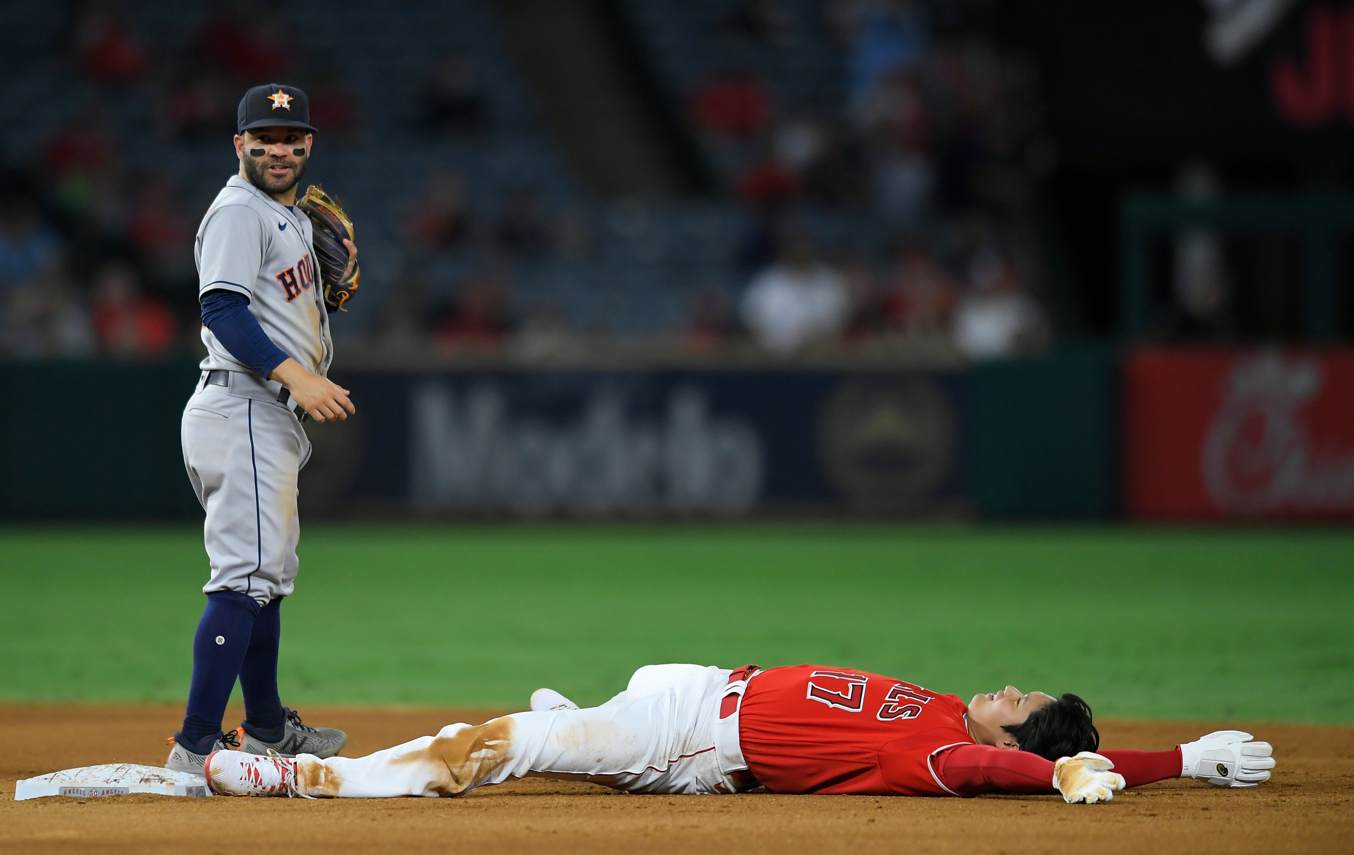 60周年 大谷翔平所属 ロッカールームネームプレート実使用 2021年シーズン-