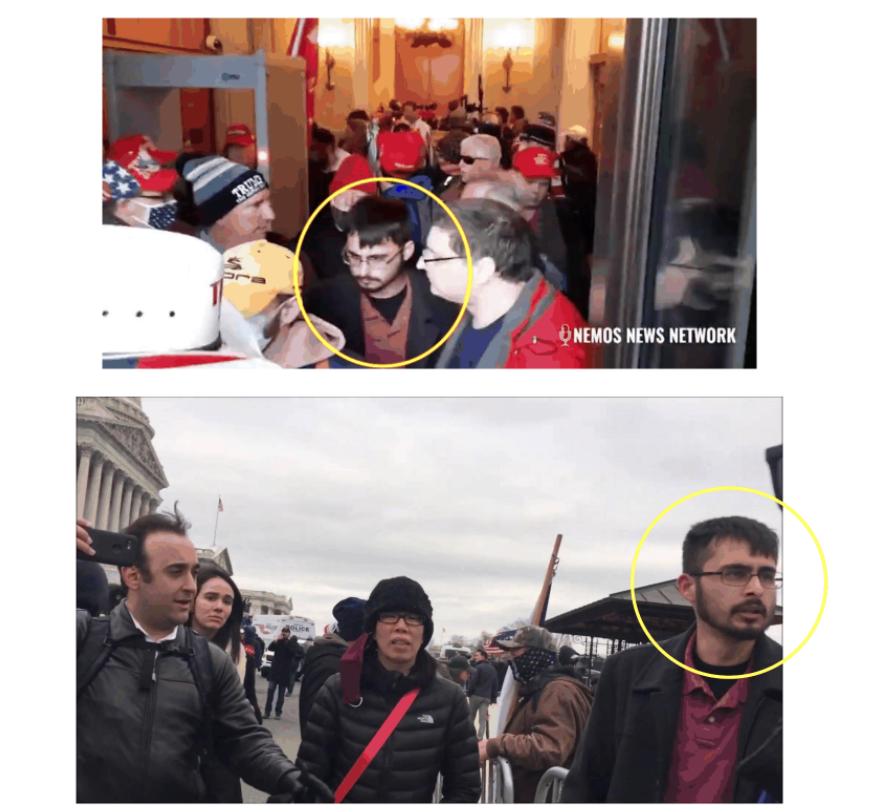 Prenzlin was arrested for his alleged actions at the U.S. Capitol on Jan. 6.