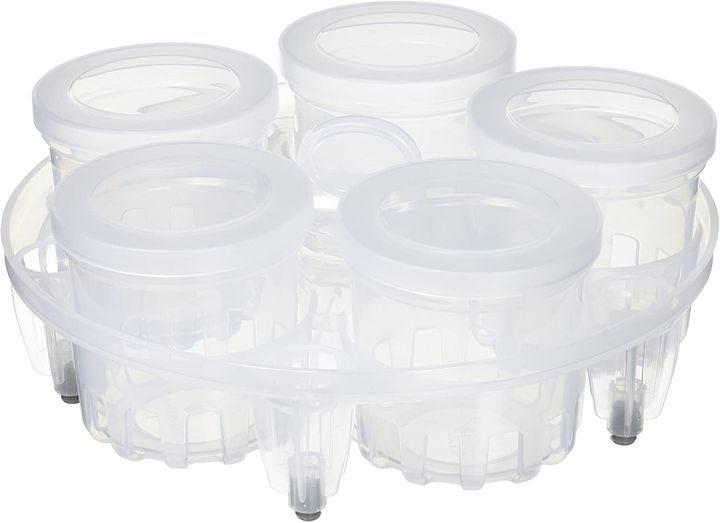 Most people never use the yogurt-making feature of their Instant Pot simply because they don't have containers to cook the yogurt in. This kit comes with five 6-ounce cups (they're BPA free and dishwasher safe), spill-proof lids and a rack.Get the set from Amazon for $9.99.