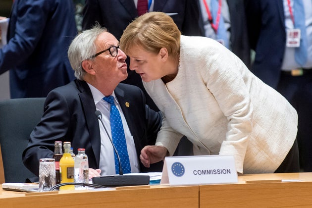 - Europese Top
- Sommet Européen
* Jean Claude Juncker & Angela Merkel ( Federal Chancellor Germany )
18/10/2018
pict. by Pool Danny Gys © by Photo News
via Getty Images)