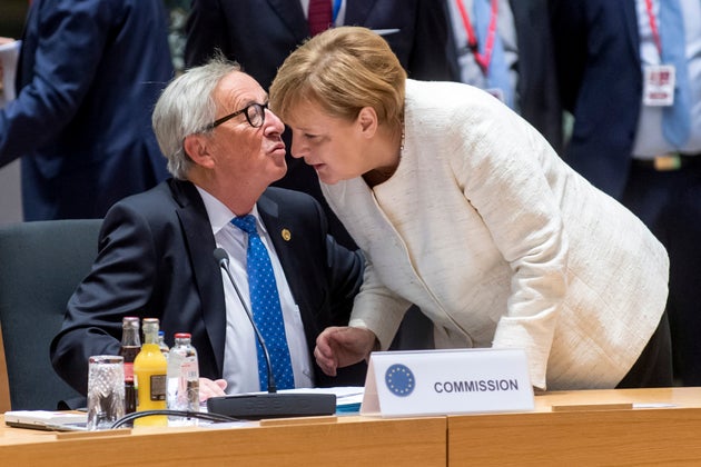  
- Europese Top 
- Sommet Européen 

* Jean Claude Juncker & Angela Merkel ( Federal Chancellor Germany )

18/10/2018 
 
pict. by Pool Danny Gys © by Photo News    
 
  via Getty Images)