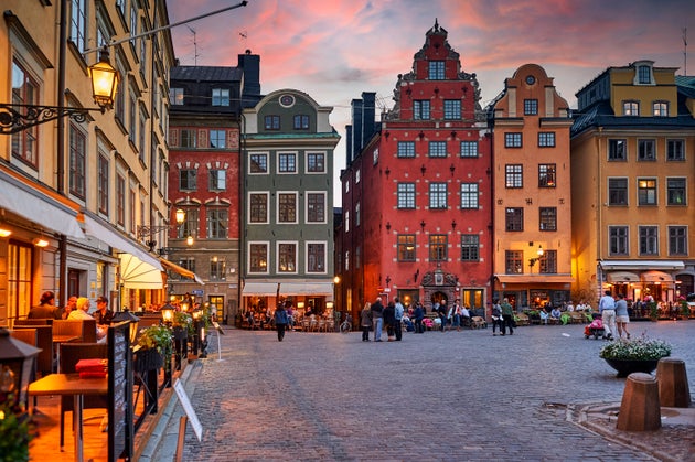 Stortorget square in Gamla Stan, the 