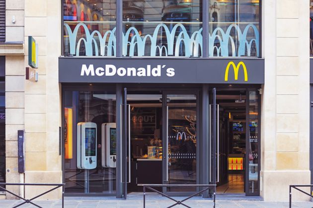 Paris, France - April 28, 2016: McDonald's restaurant in Paris, France. McDonald's is the main fast-food...