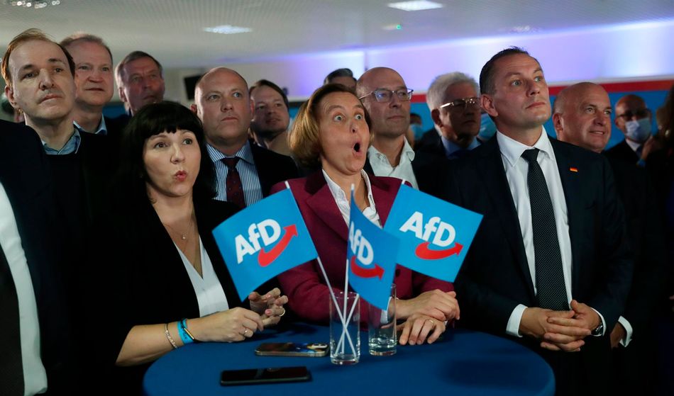Tragedia en seis fotos: as&iacute; ha vivido la ultraderecha alemana su resultado en las elecciones