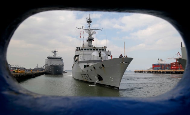 Η φρεγάτα του Γαλλικού Πολεμικού Ναυτικού