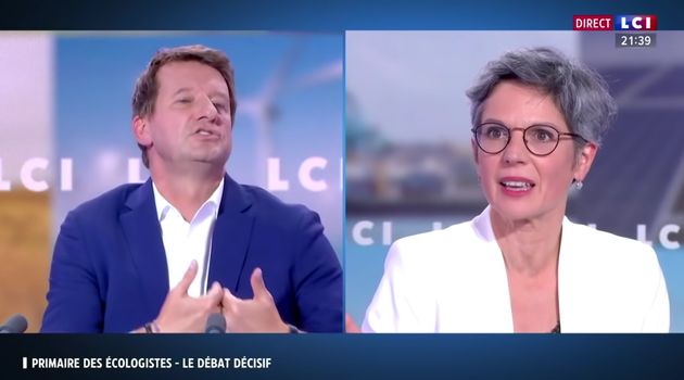 Entre Rousseau et Jadot (ici sur LCI pendant l'entre-deux-tours) une question de nuances et de priorités