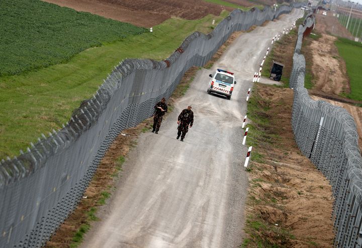 Περιπολία στα σύνορα Ουγγαρίας-Σερβίας 