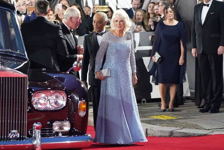 Charles and Camilla arrive.