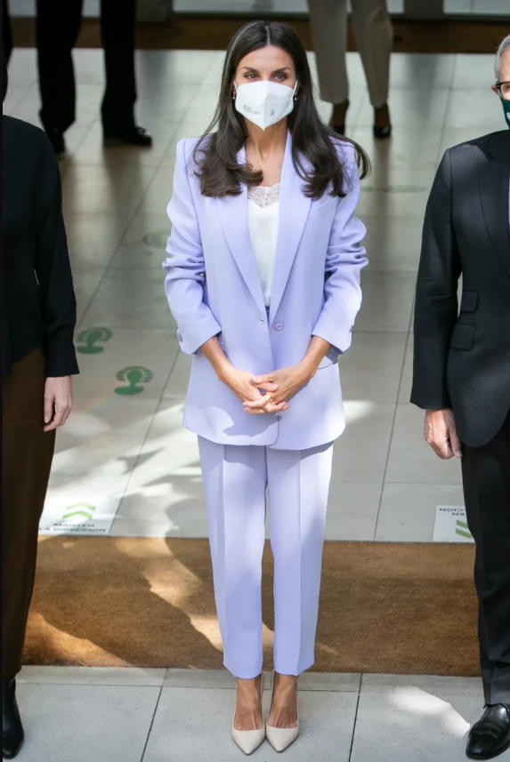 Letizia con el traje de Bleis Madrid