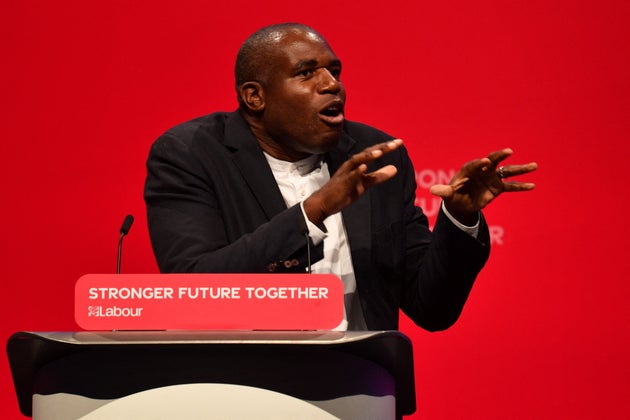 Lammy during Labour's party