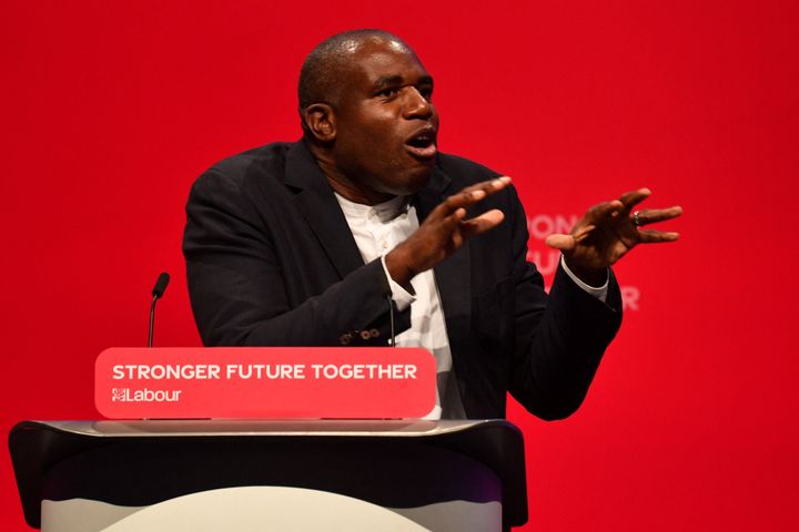 Lammy during Labour's party conference