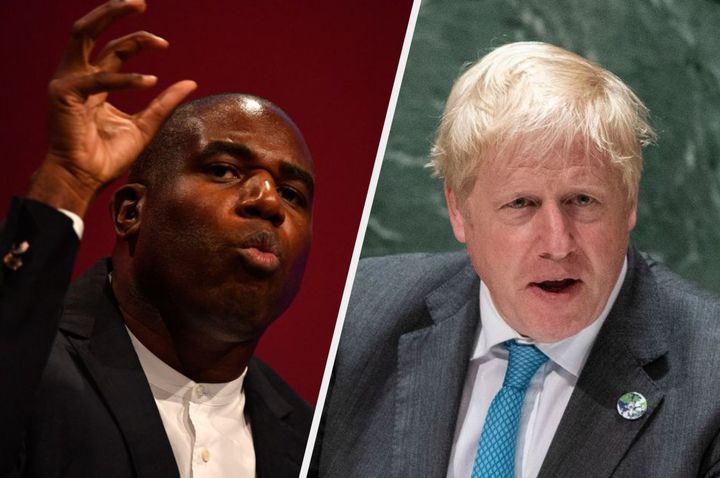 David Lammy and Boris Johnson