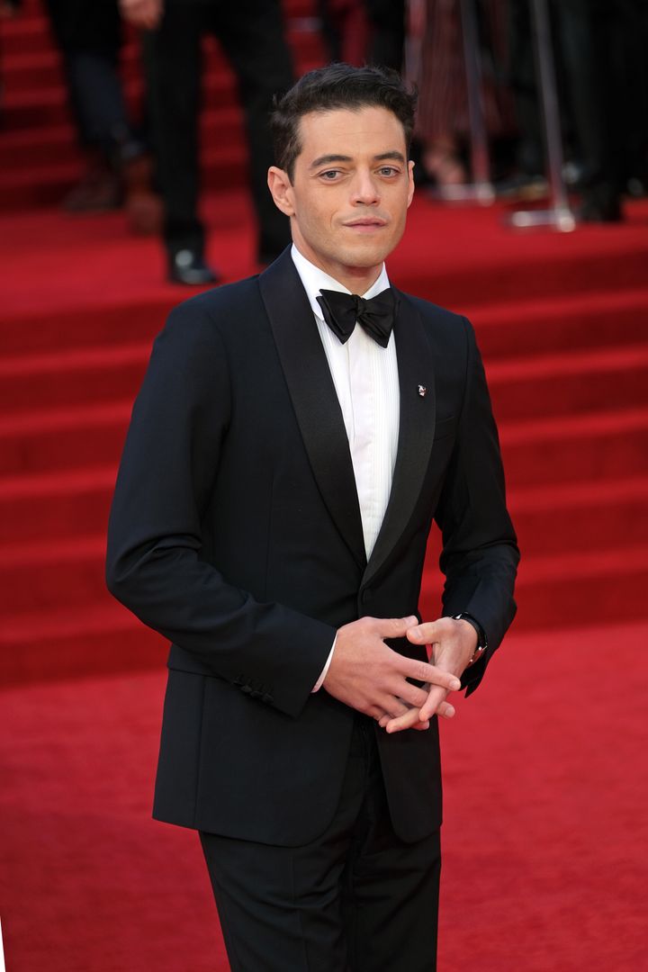Rami Malek at the premiere of No Time To Die