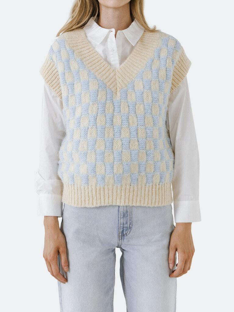 sweater knit vest