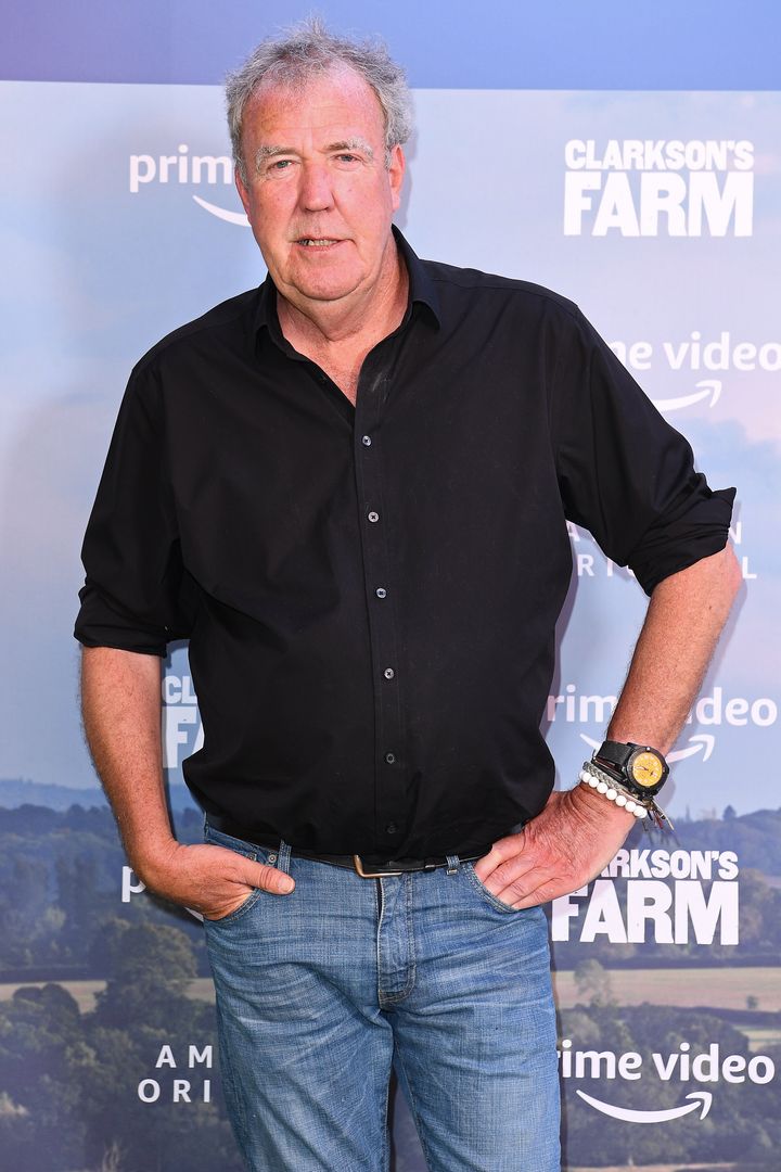 Jeremy Clarkson during the Clarkson's Farm photocall at St. Pancras Renaissance London Hotel.