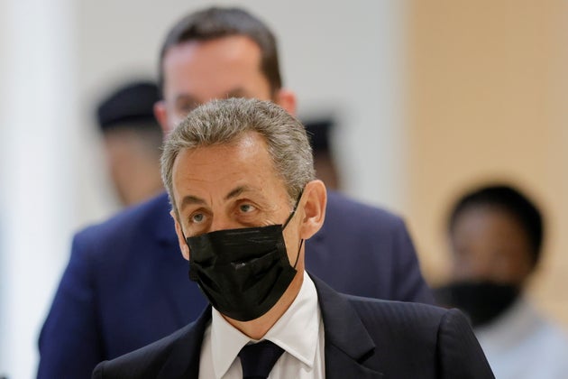 Nicolas Sarkozy, ici à son arrivée au tribunal au mois de juin, a été condamné (avant de faire appel)...