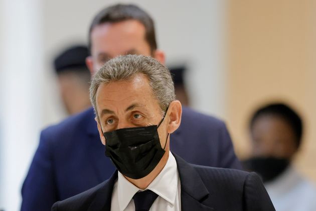Nicolas Sarkozy, ici à son arrivée au tribunal au mois de juin, a été condamné (avant de faire appel)...